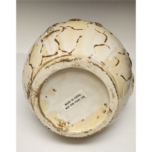 Michelangelo & Raffaello Majolica Vintage 10" Rustic Fruit Pitcher - Picture 8 of 9